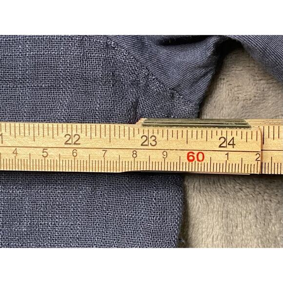 Harmont & Blaine Linen Cotton Shirt Men 4XL Blue Embroidered Logo Short Sleeve - Picture 7 of 8